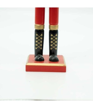 Schiaccianoci in legno con giacca di velluto altezza 38cm - gs 257 - Il patio store