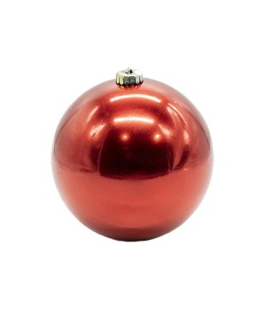 Box 2 palle di Natale lucide colore rosso Ø15cm - AR3/15002A-R | Il patio store