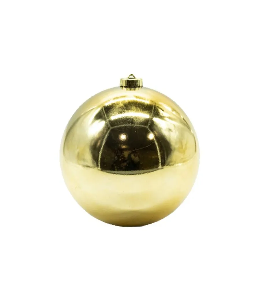 Box 2 palle di Natale lucide colore oro Ø15cm - AR3/15002A-G | Il patio store
