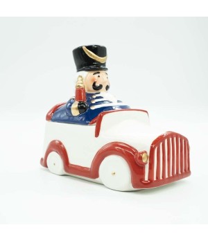 Portacioccolatini automobile con schiaccianoce in ceramica - xnstc0005 - Il patio store