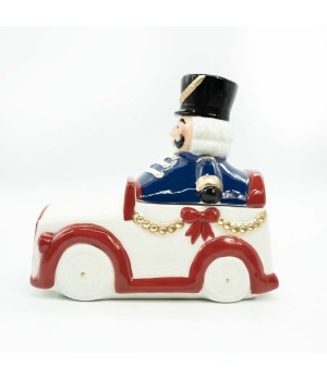 Portacioccolatini automobile con schiaccianoce in ceramica - xnstc0005 - Il patio store