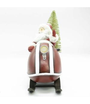 Babbo Natale in slitta con luci led - tmstc0785 - Il patio store