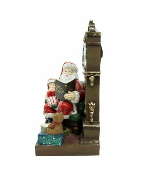 Babbo Natale in poltrona con orologio - tmstc0813 - Il patio store