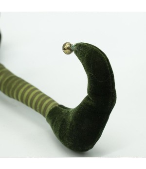 Elfo con abito verde e bordeaux H51cm - ef177623c - Il patio store