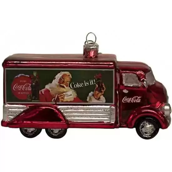 Camion rosso Coca Cola in vetro - cc4151 - Il patio store