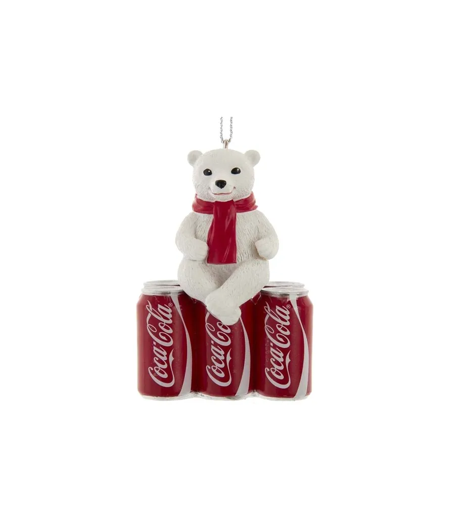 Orso polare su lattine coca cola - cc2203 - Il patio store