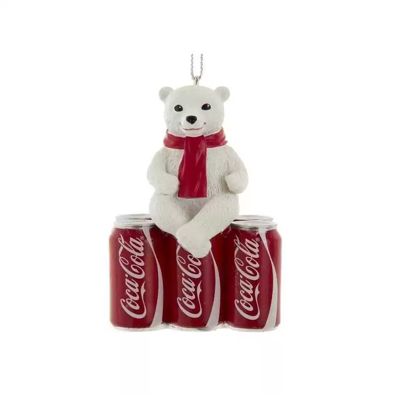 Orso polare su lattine coca cola - cc2203 - Il patio store