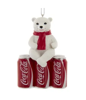 Orso polare su lattine coca cola - cc2203 - Il patio store