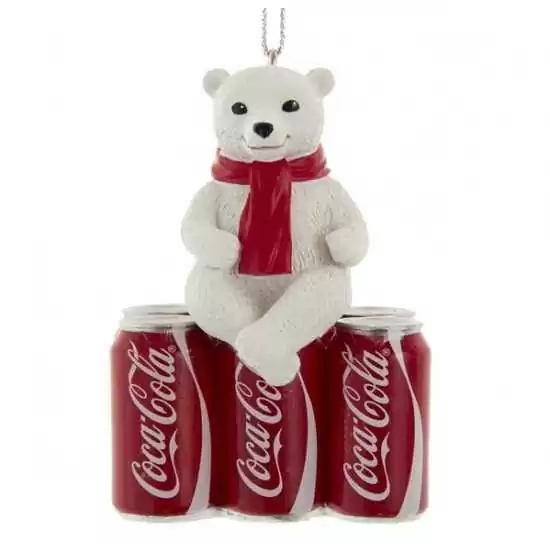 Orso polare su lattine coca cola - cc2203 - Il patio store