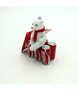 Orso polare su lattine coca cola - cc2203 - Il patio store