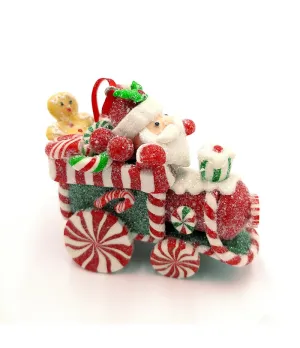 Treno di caramelle con babbo Natale - zcid3629_a - Il patio store