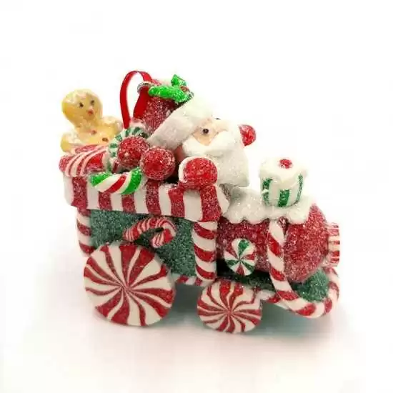 Treno di caramelle con babbo Natale - zcid3629_a - Il patio store