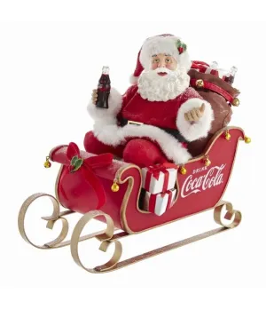 Babbo Natale in slitta coca cola - cc 5202 - Il patio store