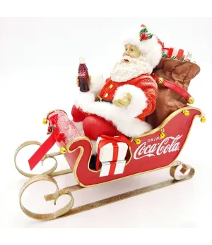 Babbo Natale in slitta coca cola - cc 5202 - Il patio store