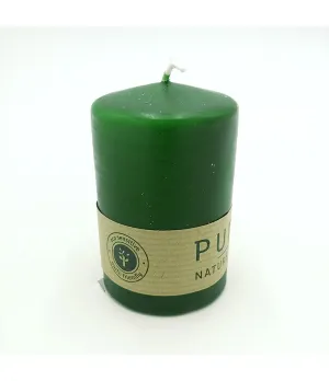 Candela colore verde Ø6cm H9cm - cnd 28/20 - Il patio store