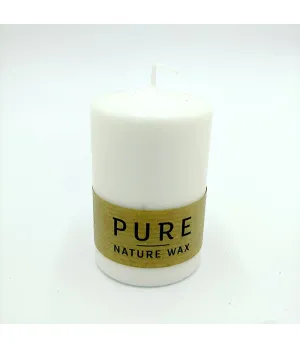 Candela colore bianco Ø6cm H9cm - cnd 20/20 - Il patio store