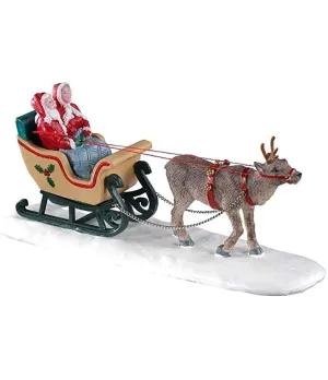 Giro in slitta al Polo Nord - North Pole Sleigh Ride - Lemax 03514 - Il patio store