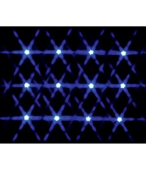 Catena 12 mini luci a luce blu -  12 Lighted Star String, Blue - Lemax 34659 - Il patio store