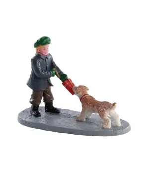 Tiro alla fune con cagnolino - Tug Of War - Lemax 82608 - Il patio store