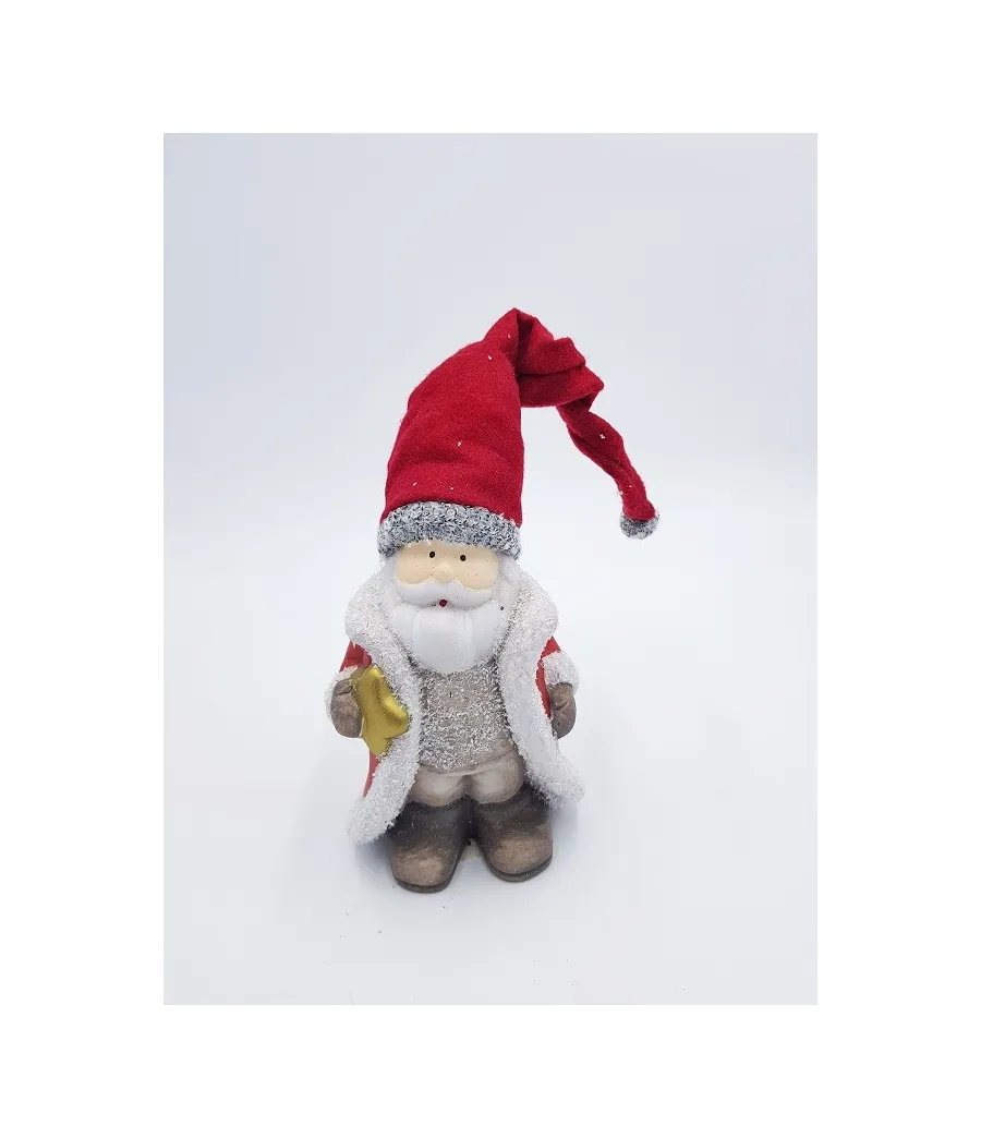 Babbo Natale in terracotta - ksd 762762 - Il patio store