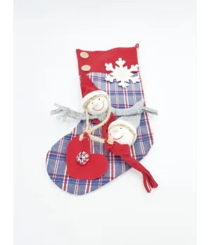 Calza befana colore rosso - greta40 - Il patio store