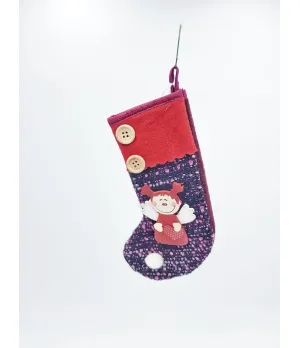 Mini calza Befana con angioletto - angelina 18a - Il patio store