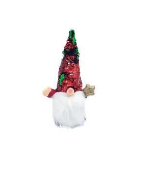 Gnomo Carlito con cappello paillettes H25cm - 779540 - Il patio store