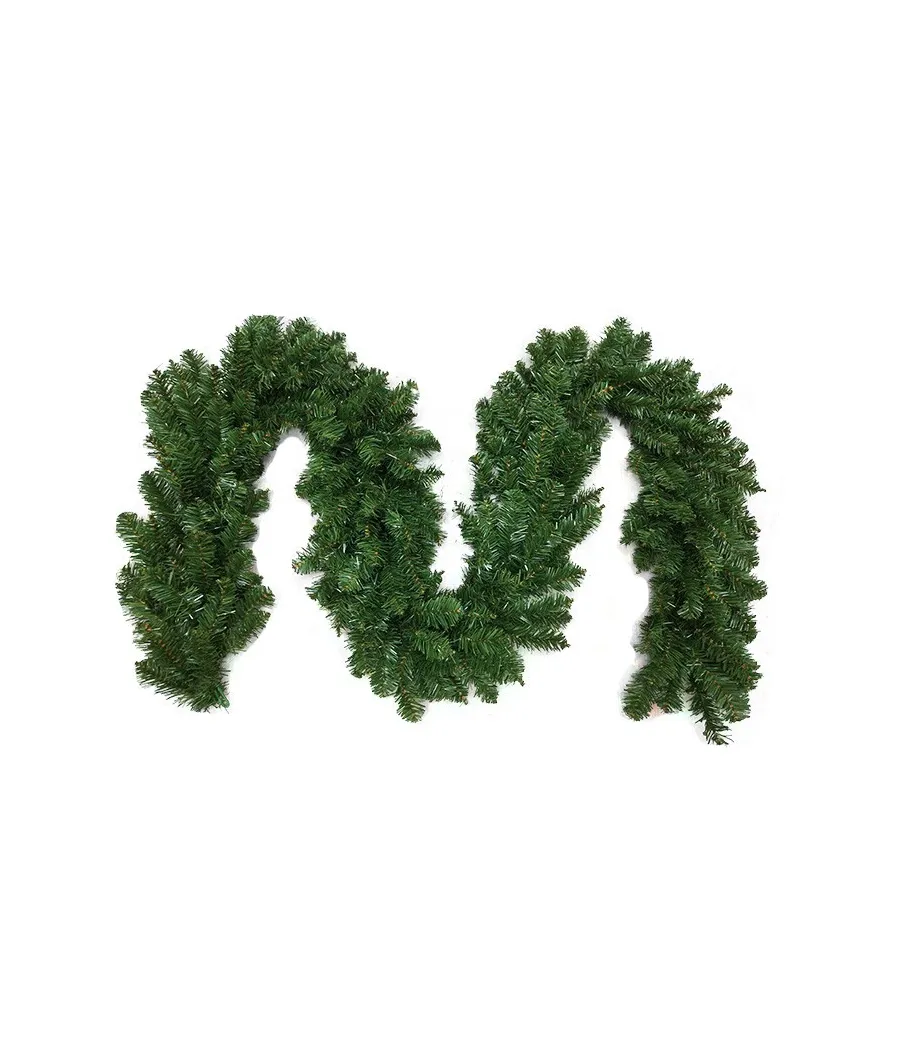 Ghirlanda festone verde in pvc ramo corto - b545g914_240 - Il patio store