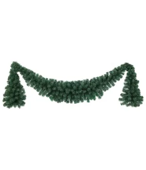 Ghirlanda festone imperiale verde in pvc con pendenti - ksd 680289 - Il patio store