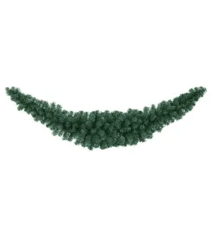 Ghirlanda festone imperiale verde in pvc - ksd 680287 - Il patio store