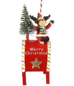 Appendino cassetta postale con renna/babbo natale/pupazzo di neve - 779525 - Il patio store