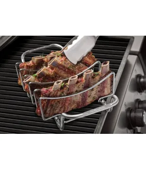 Supporto per costine ed arrosto in acciaio - Broil King 62602 - Il patio store