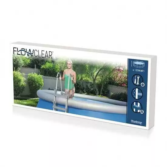 Scaletta di sicurezza per piscina H122cm - Bestway 58331 - Il patio store