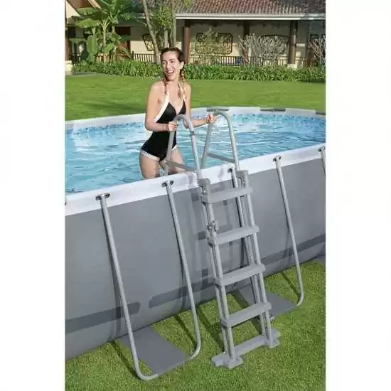 Scaletta di sicurezza per piscina H122cm - Bestway 58331 - Il patio store