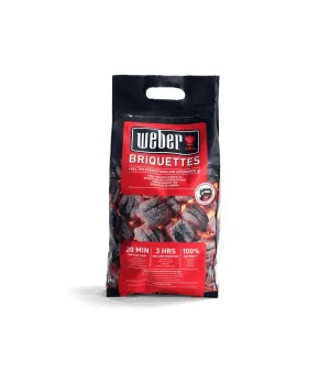 Bricchetti di carbone 4 kg - Weber - Il patio store