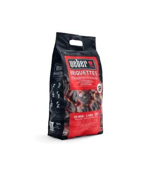 Bricchetti di carbone 4 kg - Weber - Il patio store