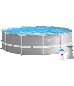 Piscina Intex Prism Frame Ø366xH99 cm Filtro a cartuccia - Intex 26716 - Il patio store