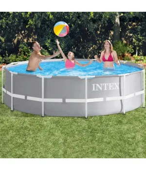 Piscina Intex Prism Frame Ø366xH99 cm Filtro a cartuccia - Intex 26716 - Il patio store