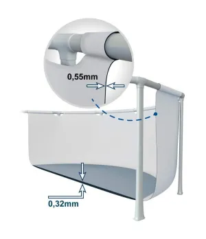 Piscina Intex Prism Frame Ø366xH99 cm Filtro a cartuccia - Intex 26716 - Il patio store