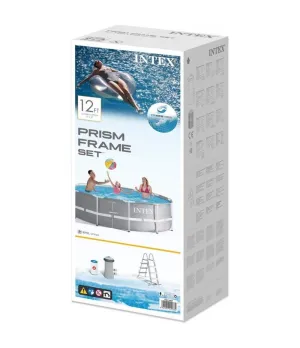 Piscina Intex Prism Frame Ø366xH99 cm Filtro a cartuccia - Intex 26716 - Il patio store