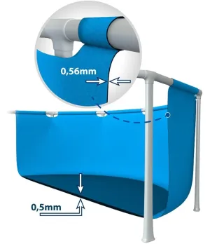 Piscina Intex Metal Frame Ø305xH76 cm Filtro a cartuccia - Intex 28202 - Il patio store