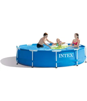 Piscina Intex Metal Frame Ø305xH76 cm Filtro a cartuccia - Intex 28202 - Il patio store