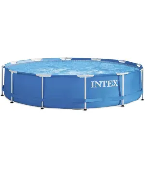Piscina Intex Metal Frame Ø366xH76 cm Filtro a cartuccia - Intex 28212 - Il patio store