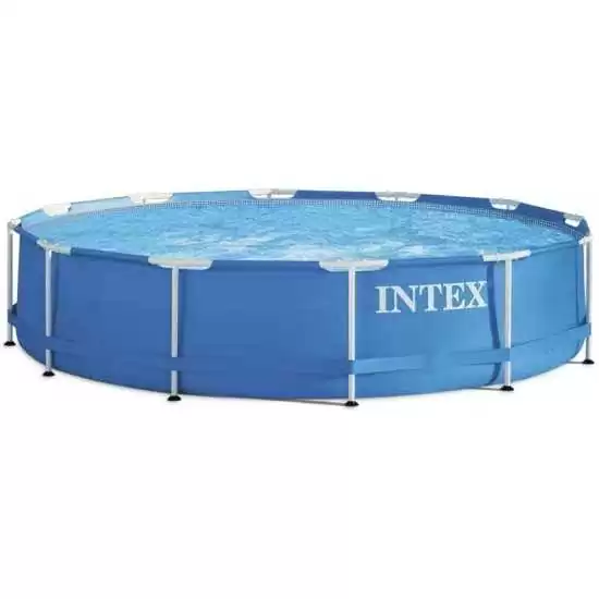 Piscina Intex Metal Frame Ø366xH76 cm Filtro a cartuccia - Intex 28212 - Il patio store