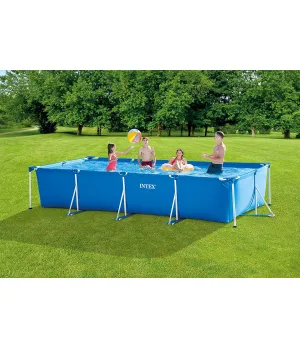 Piscina Intex Metal Frame 450x220x84 cm Filtro a cartuccia - Intex 28274 - Il patio store