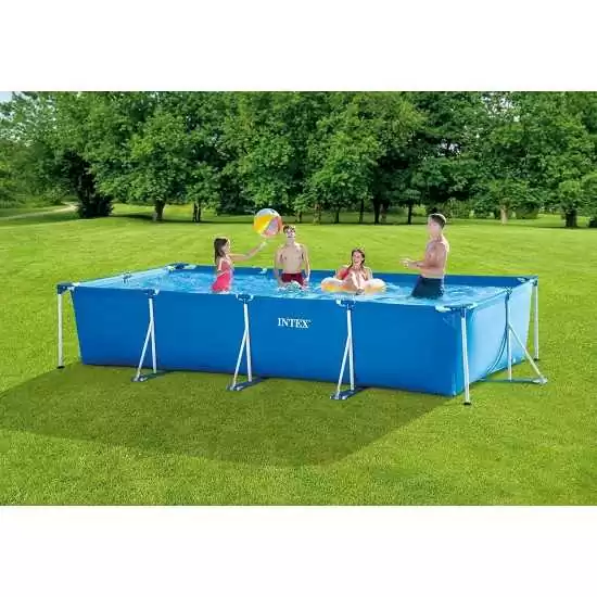 Piscina Intex Metal Frame 450x220x84 cm Filtro a cartuccia - Intex 28274 - Il patio store