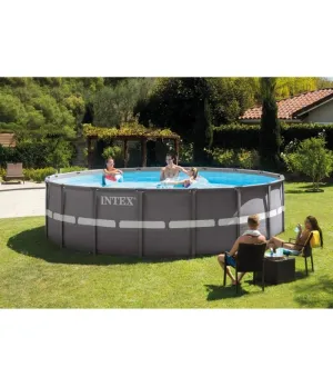 Piscina Intex Ultra Frame XTR Ø549xH132 cm Filtro a sabbia - Intex 26330 - Il patio store