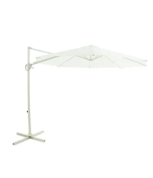 Ombrellone palo laterale QD030 diametro 3 mt bianco - Il Patio stor
