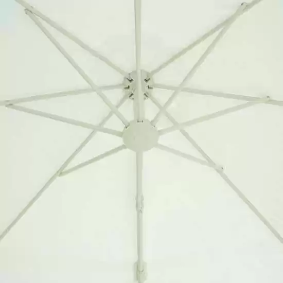 Ombrellone palo laterale QD030 diametro 3 mt bianco - Il Patio stor