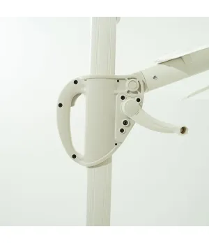 Ombrellone palo laterale QD030 diametro 3 mt bianco - Il Patio stor